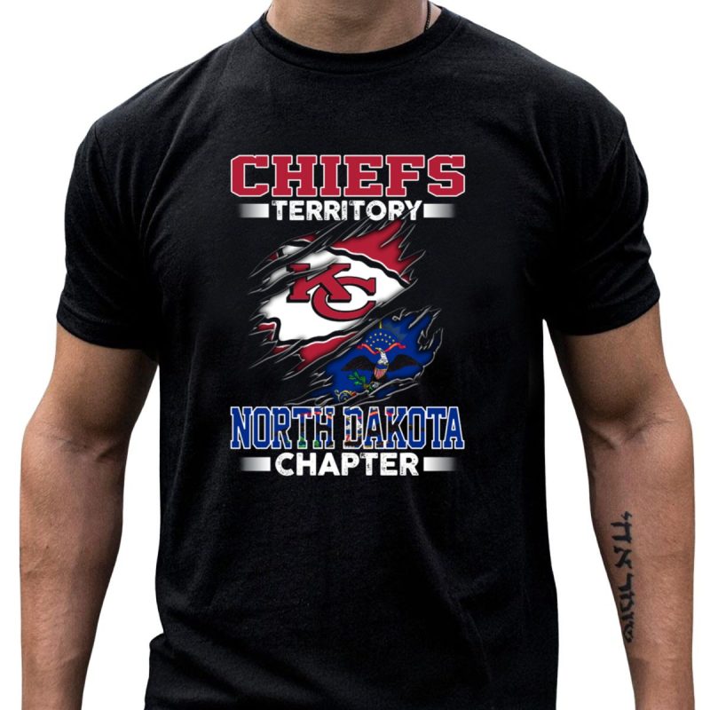 Chiefs Territory Kansas City North Dakota Chapter T Shirt T Shirt 1 1