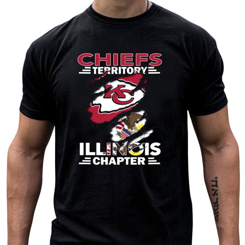 Chiefs Territory Kc Logo Illinois Chapter T Shirt T Shirt 1 1