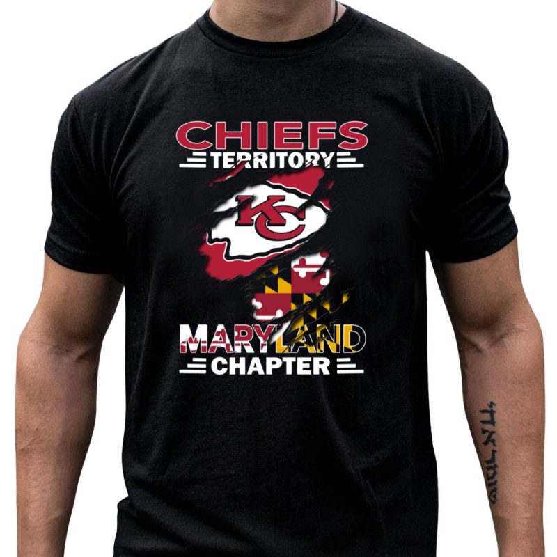 Chiefs Territory Kc Logo Maryland Chapter T Shirt T Shirt 1 1
