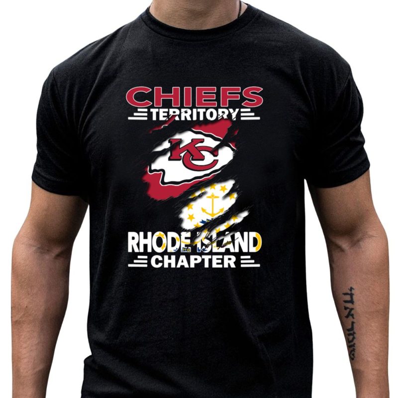 Chiefs Territory Rhode Island Chapter Kansas City Fan Club T Shirt T Shirt 1 1