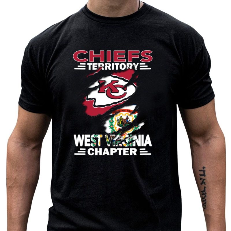 Chiefs Territory West Virginia Chapter State Flag Integration T Shirt T Shirt 1 1