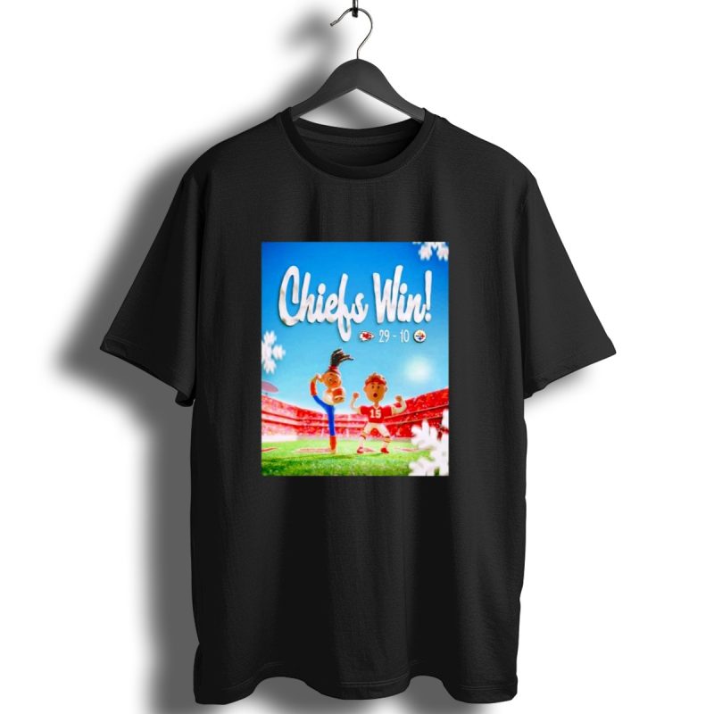 Chiefs Win 29 10 Kansas City Victory Over Pittsburgh Steelers T Shirt 1 T Shirt 1