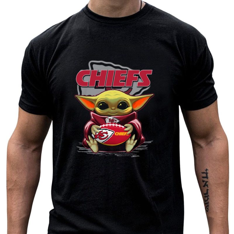 Chiefs Yoda Holding Kansas City Football T Shirt T Shirt 1 1