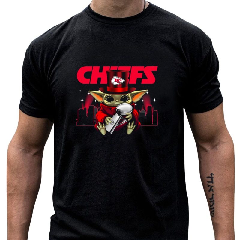 Chiefs Yoda Top Hat Lombardi Trophy Skyline T Shirt T Shirt 1 1