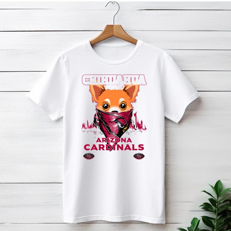 Chihuahua And Arizona Cardinals For Life T Shirt 1 T Shirt 1 1