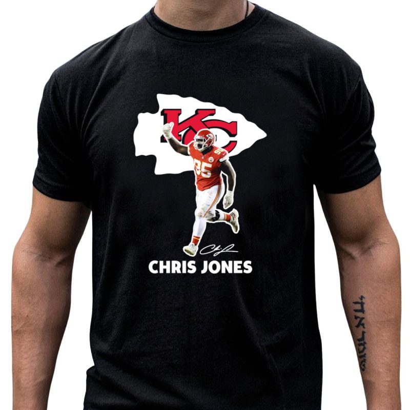 Chris Jones Kc Chiefs Player 95 Signature T Shirt T Shirt 1 1