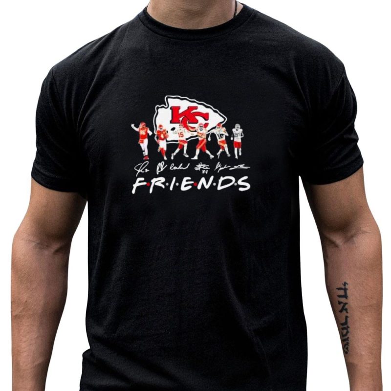 Chris Jones Patrick Mahomes Travis Kelce Friends Kansas City Chiefs Football Kc Signatures T Shirt T Shirt 1 1