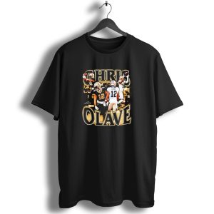 Chris Olave Nola Dreams 12 Saints Football Icons T Shirt