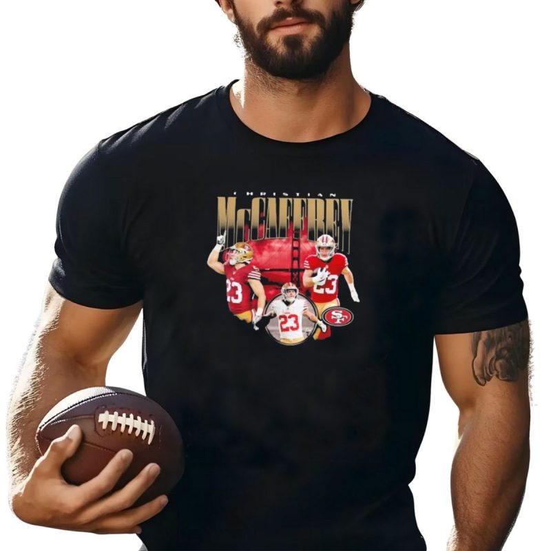 Christian Mccaffrey San Francisco 49Ers Iconic Performance 23 T Shirt T Shirt 1