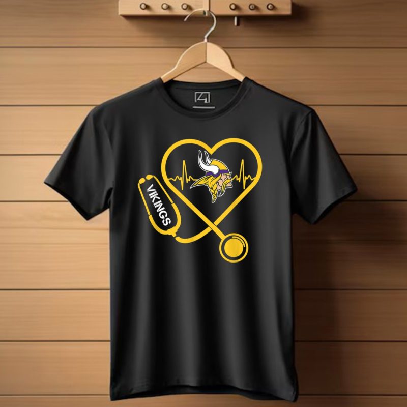 Christmas-Football-Minnesota-Vikings-Heartbeat-Vikings-Logo-Stethoscope-T-Shirt-1_T-Shirt-1 Christmas Football Minnesota Vikings Heartbeat Vikings Logo Stethoscope T Shirt 1 T Shirt 1