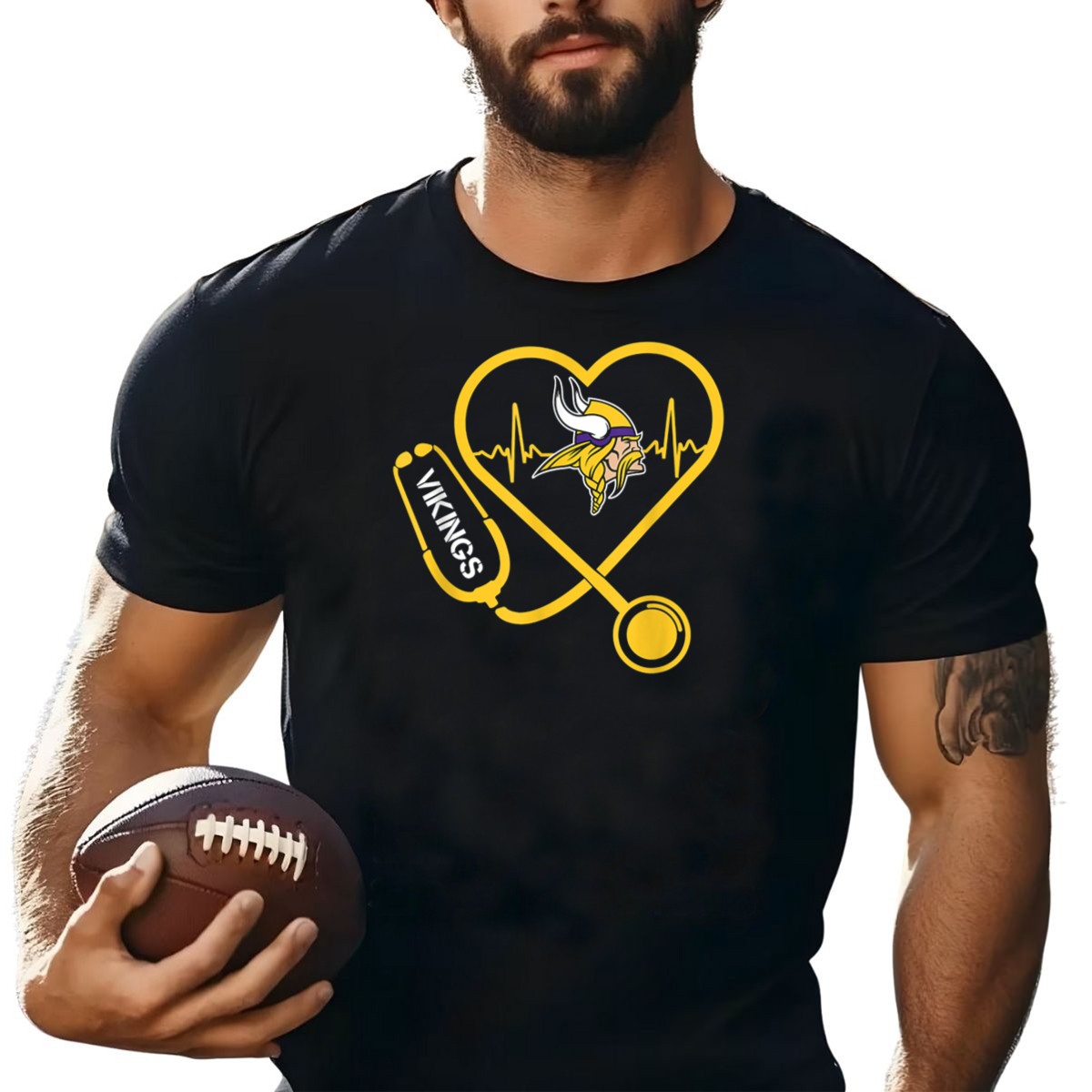 Christmas-Football-Minnesota-Vikings-Heartbeat-Vikings-Logo-Stethoscope-T-Shirt-1_t-shirt-4_5
