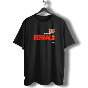 Cincinnati Bengals 13 Ohio Est 1968 Sports Team Tri Blend T-Shirt
