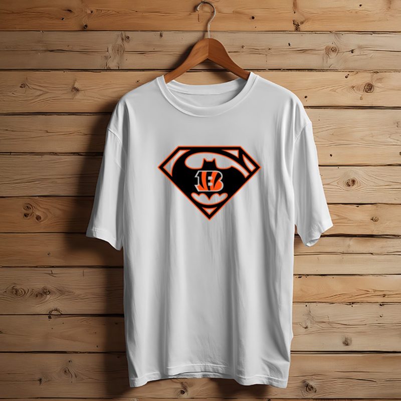 Cincinnati Bengals Batman Superman T Shirt 1 T Shirt 1