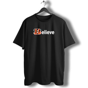 Cincinnati Bengals Believe Tiger Stripes B T-Shirt