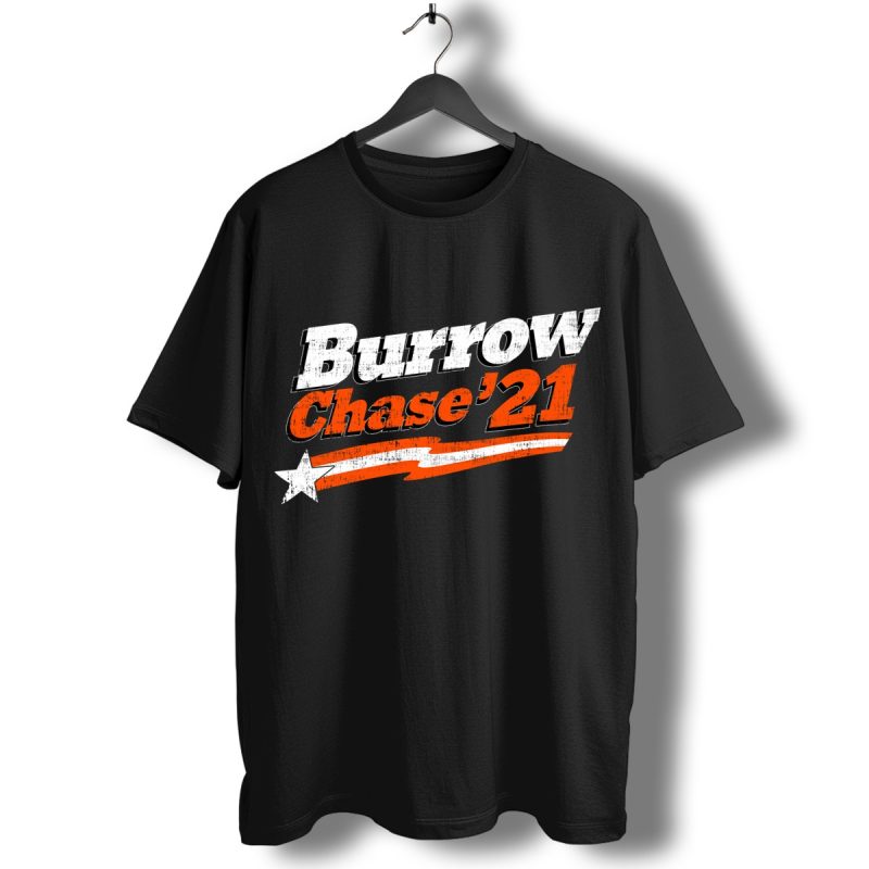 Cincinnati Bengals Burrow Chase 21 T Shirt T Shirt 1