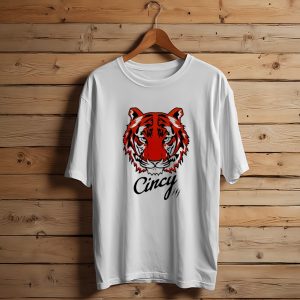 Cincinnati Bengals Cincy The Tiger Head T-Shirt
