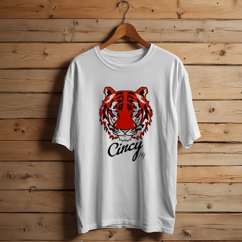 Cincinnati Bengals Cincy The Tiger Head T Shirt 1 T Shirt 1