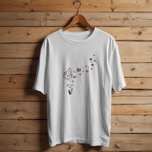 Cincinnati Bengals Dandelion Hearts Logo T-Shirt