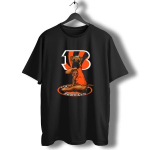 Cincinnati Bengals Dog Logo Football Team T-Shirt