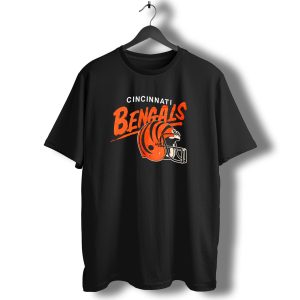 Cincinnati Bengals Football Team Helmet T-Shirt