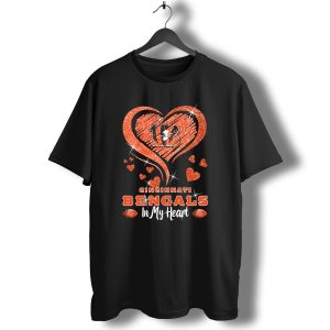 Cincinnati Bengals Heart Logo In My Heart T-Shirt