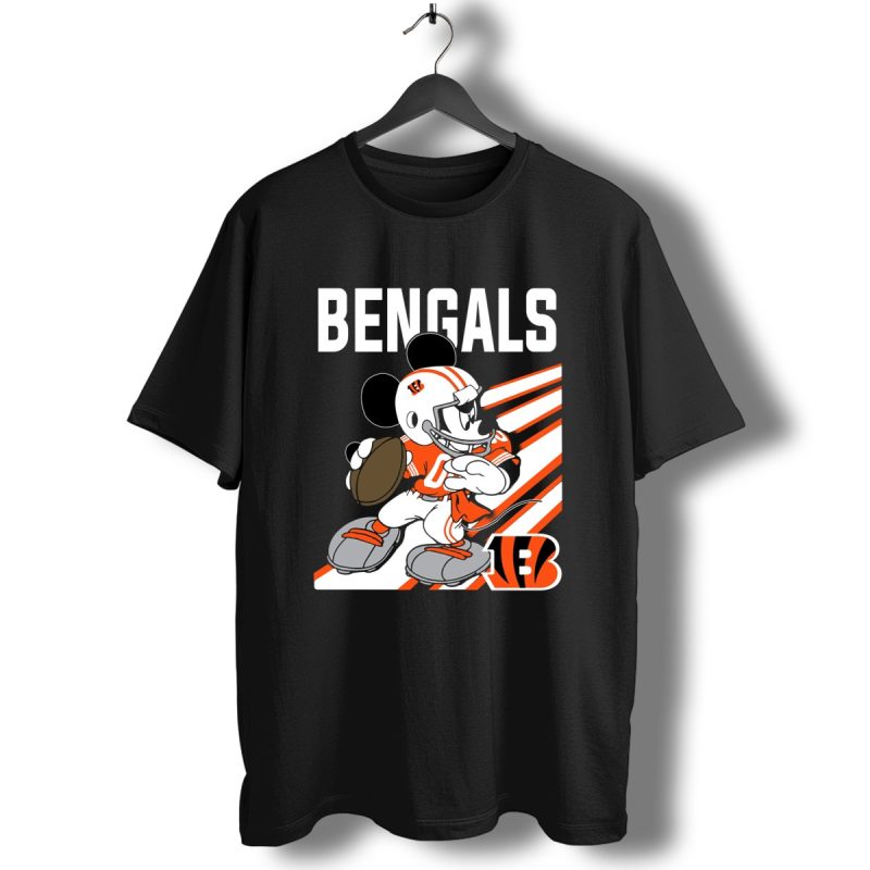 Cincinnati Bengals Mickey Mouse Disney Nfl T Shirt T Shirt 1