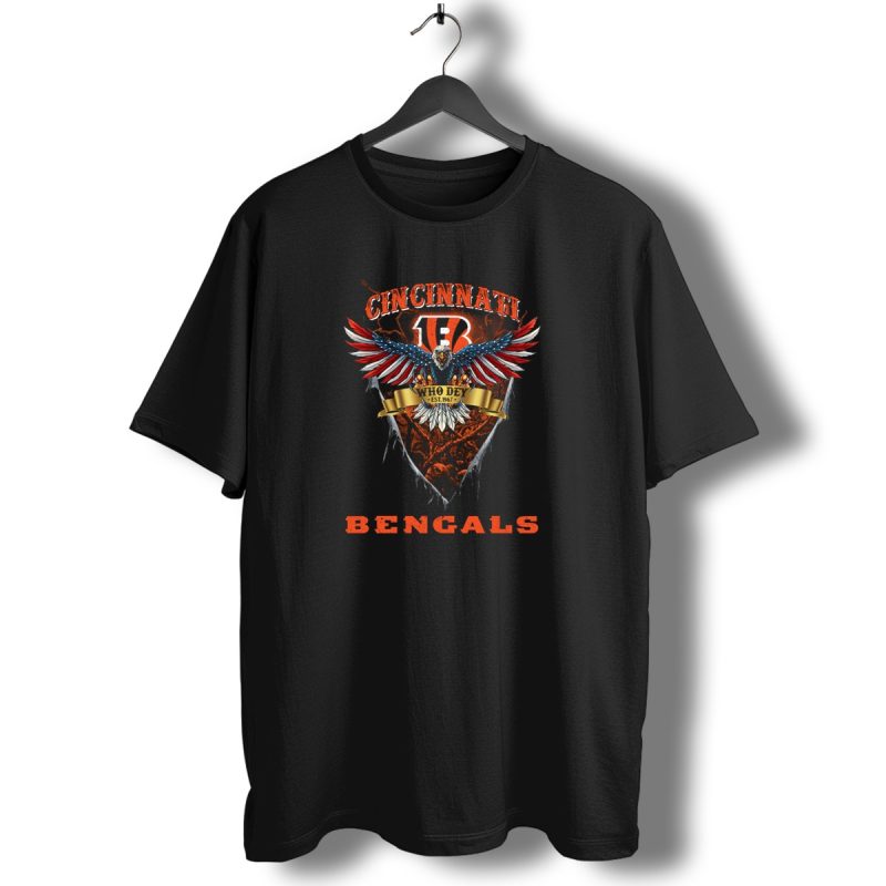 Cincinnati Bengals Nfl Us Eagle Who Dey Est. 1967 T Shirt 1 T Shirt 1