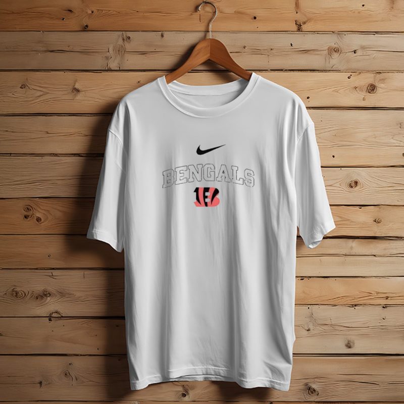 Cincinnati Bengals Nike 2025 Who Dey B Logo T Shirt 1 T Shirt 1