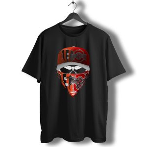 Cincinnati Bengals Ohio State Buckeyes Skullcap Mask T-Shirt
