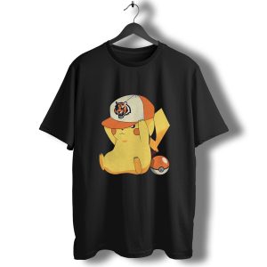 Cincinnati Bengals Pikachu Pokemon T-Shirt
