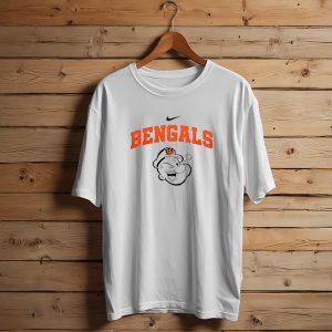 Cincinnati Bengals Popeye Collaboration I Yam What I Yam Football Fan Apparel T-Shirt