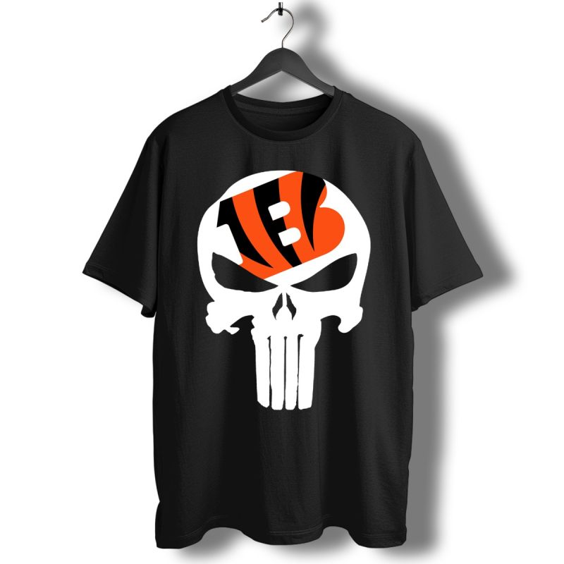 Cincinnati Bengals Punisher T Shirt T Shirt 1