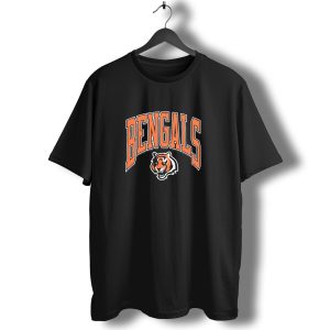 Cincinnati Bengals Roaring Tiger Emblem T-Shirt