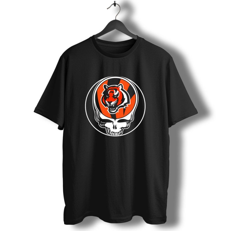 Cincinnati Bengals Skull Tiger T Shirt 1 T Shirt 1