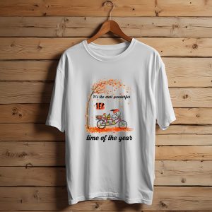Cincinnati Bengals Snoopy Its The Most Wonderful Time Of The Year Autumn T-Shirt