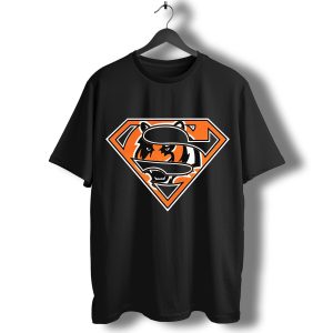Cincinnati Bengals Superman Logo T-Shirt