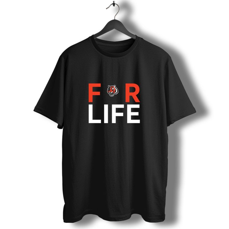 Cincinnati Bengals Tiger Logo For Life T Shirt 1 T Shirt 1