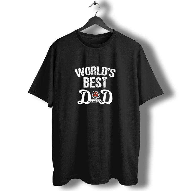 Cincinnati Bengals Worlds Best Dad T Shirt 1 T Shirt 1