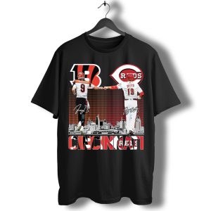 Cincinnati champions Burrow and Votto MVP signatures T-Shirt