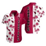 Classic Cardinals Paradise Pink And White Hawaiian Shirt