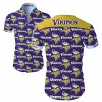 Classic Logo Pattern Minnesota Vikings Hawaiian Shirt