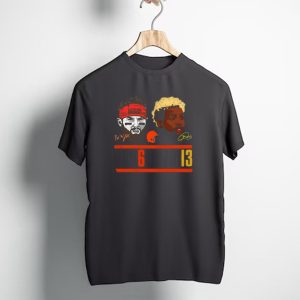 Cleveland Browns Baker Mayfield Odell Beckham Jr Danger Zone 6 and 13 T-Shirt