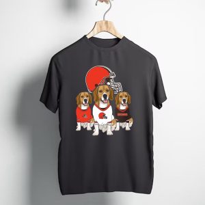 Cleveland Browns Beagles T-Shirt
