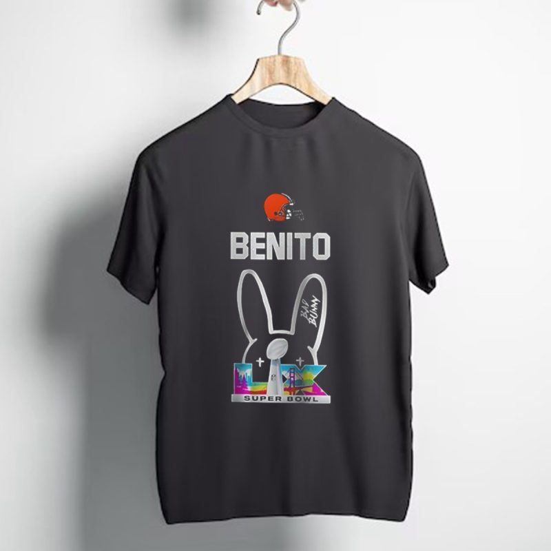 Cleveland Browns Benito Bad Bunny Super Bowl Liv Iconic Signature T Shirt 1 T Shirt 1