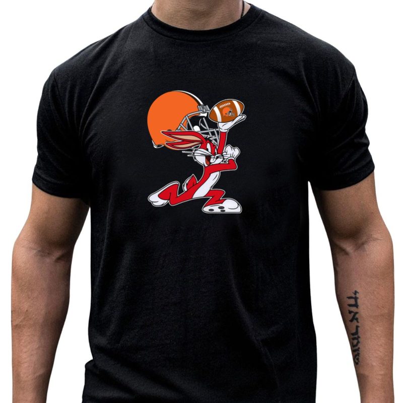 Cleveland Browns Bugs Bunny Football Chiefs T Shirt T Shirt 1 1