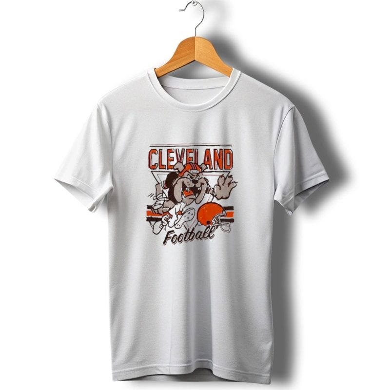 Cleveland Browns Cartoon Dawg With Helmet Football T Shirt 1 T Shirt 1