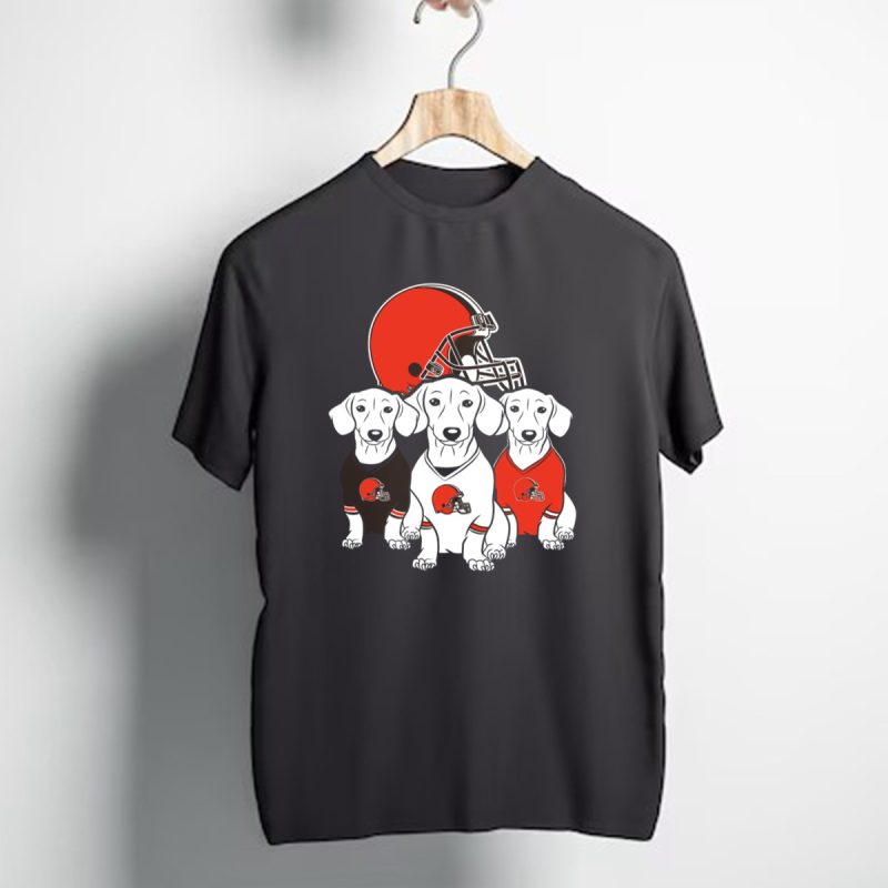 Cleveland Browns Dachshund Dog T Shirt 1 T Shirt 1