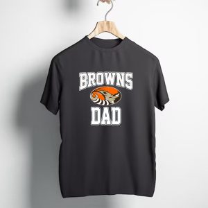 Cleveland Browns Dad Football Fathers Day T-Shirt