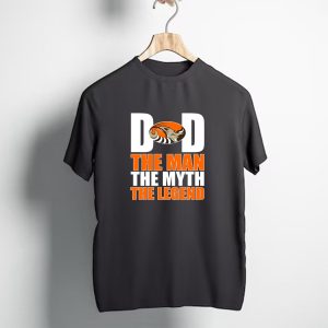 Cleveland Browns Dad The Man The Myth The Legend Football Theme T-Shirt