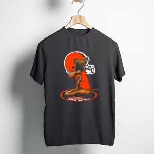 Cleveland Browns Dog Mascot With Helmet T-Shirt